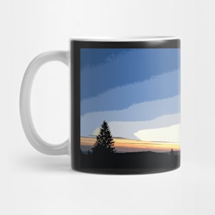 Forest nightfall Mug